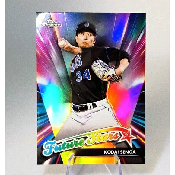2024 Topps Chrome - Future Stars Kodai Senga #FS-9 REFRACTOR - Picture 2 of 7